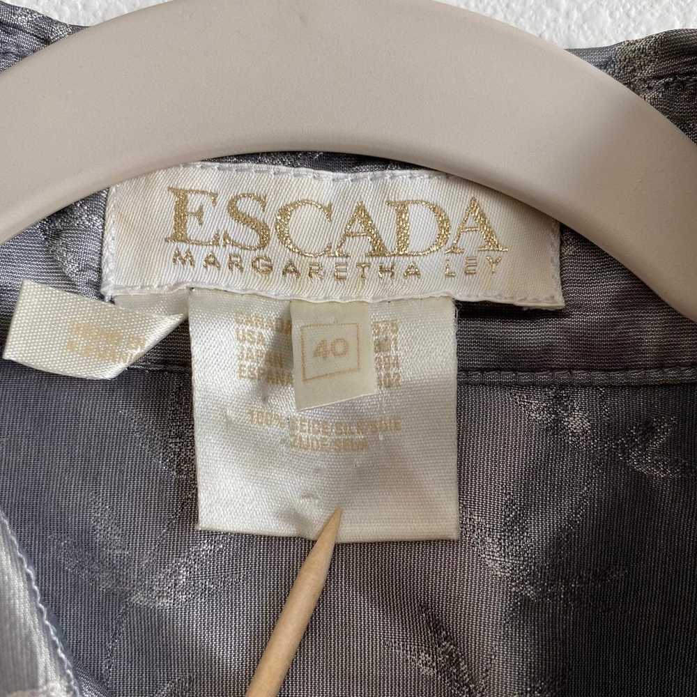 Vintage Escada Maragretha Ley Silk Blouse - image 4
