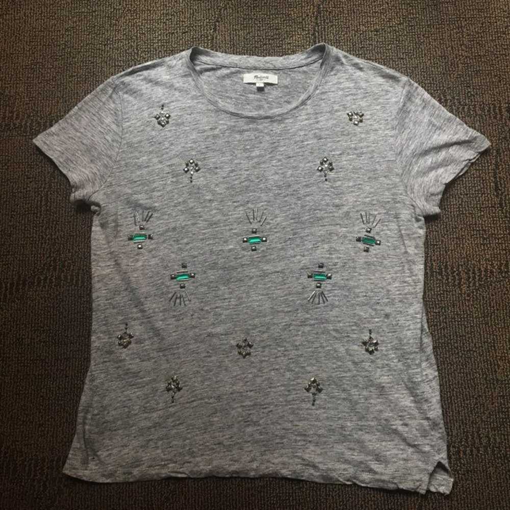 MADEWELL - RARE crystal Embellished Top - image 1