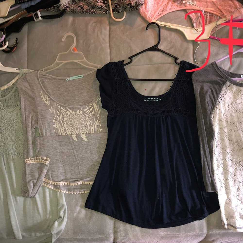 Huge Lot Of Name Brand S & Xs Clothes - image 3