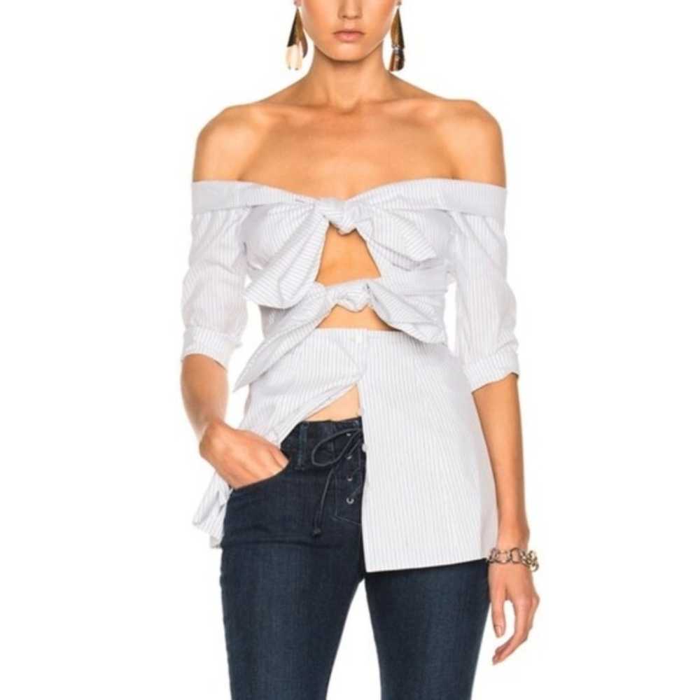 Isa Arfen Double Knot Striped top - image 2