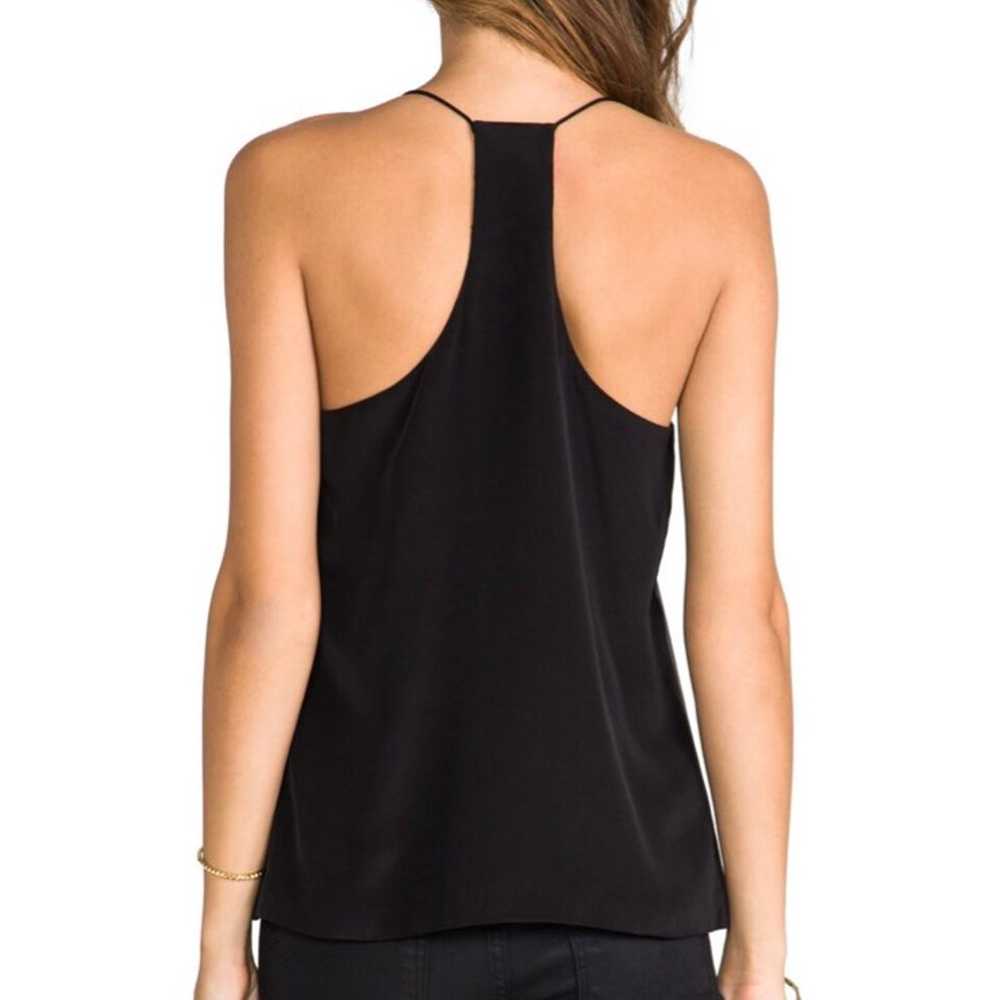 Tibi Leather Front Camisole in Black - image 3