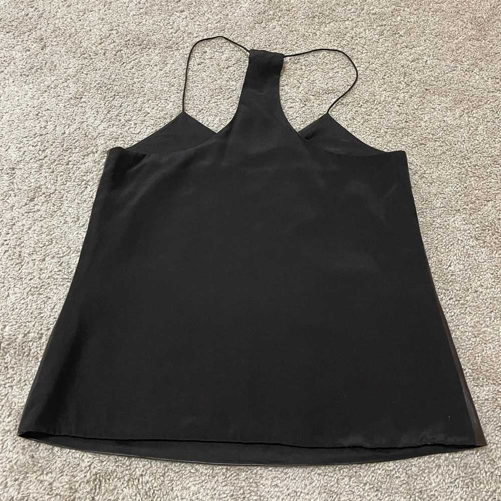 Tibi Leather Front Camisole in Black - image 4