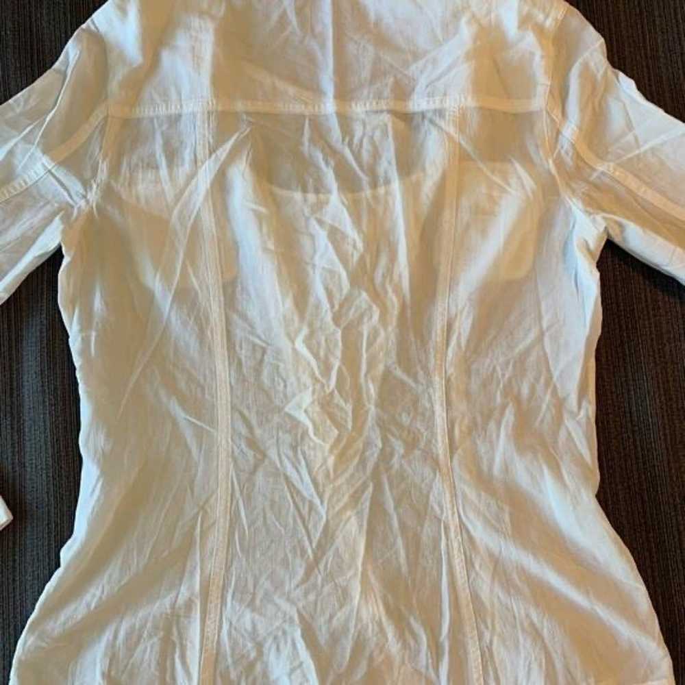 Classic White Blouse Button Shirt - image 2