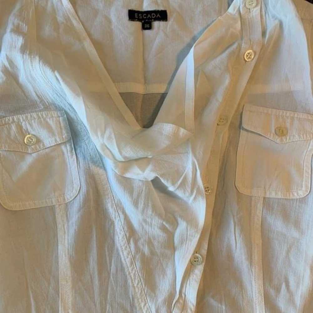 Classic White Blouse Button Shirt - image 5