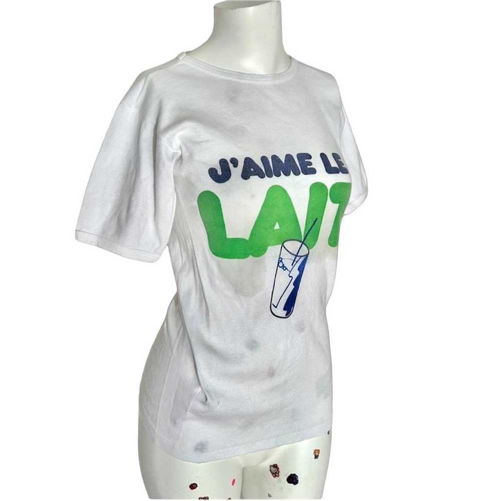 70s vintage French leche graphic tee shirt - image 2