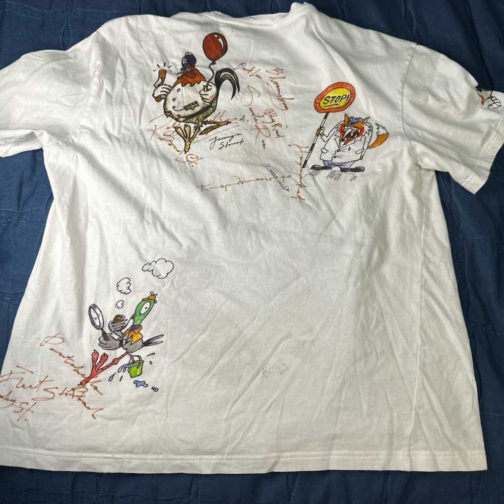 Burberry Crewneck Sketch-Print Cotton T-Shirt - image 3