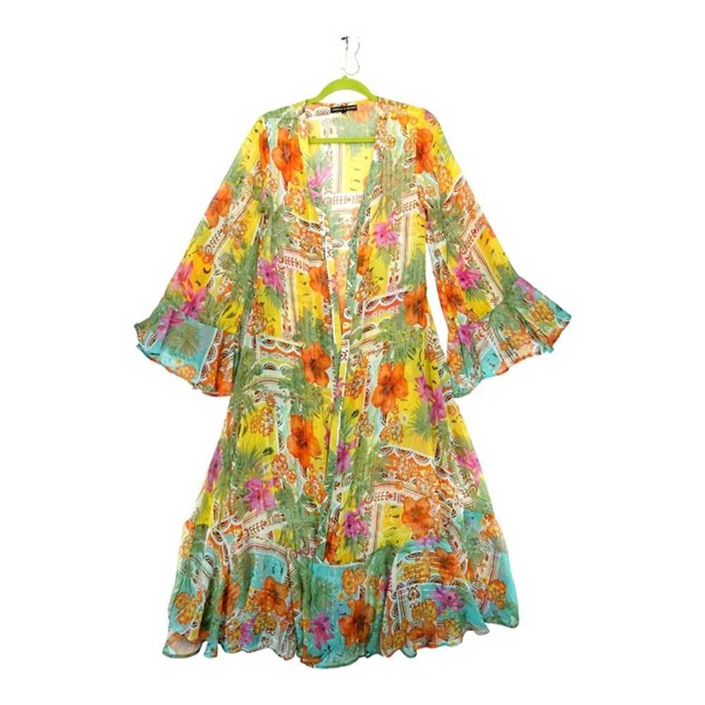 America & Beyond Boho Blissful Kimono Cover Up Si… - image 1
