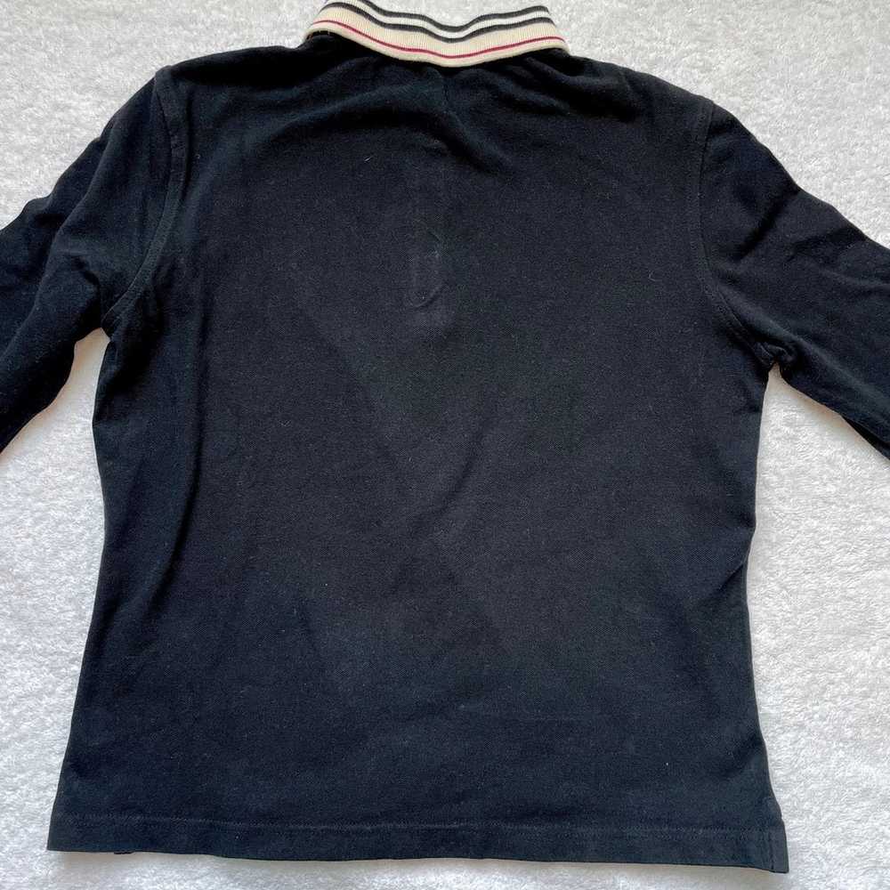 Burberry Women Long Sleeve Polo Shirt Black Horse… - image 5