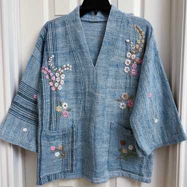 Floral Embroidery Top - image 1