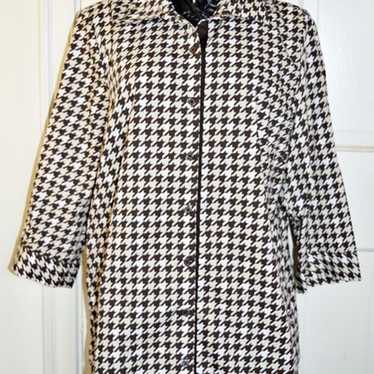 Vintage  Joan Rivers  Button Down    Shirt Tunic … - image 1