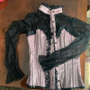 corset blouse/corset story top