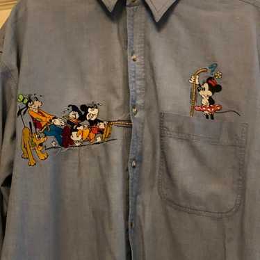 Disney buttondown shirt. - image 1