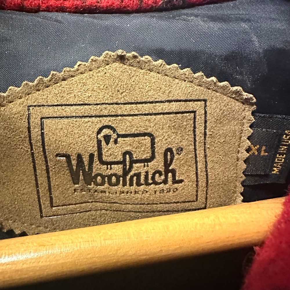 Vintage Woolrich hooded Aztek wool coat - image 4