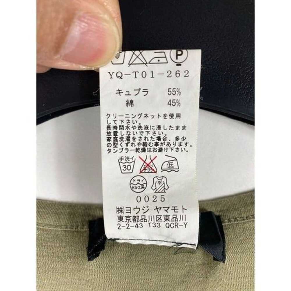 Y's Yohji Yamamoto Joyce Long Sleeve Tee Shirt Ol… - image 4