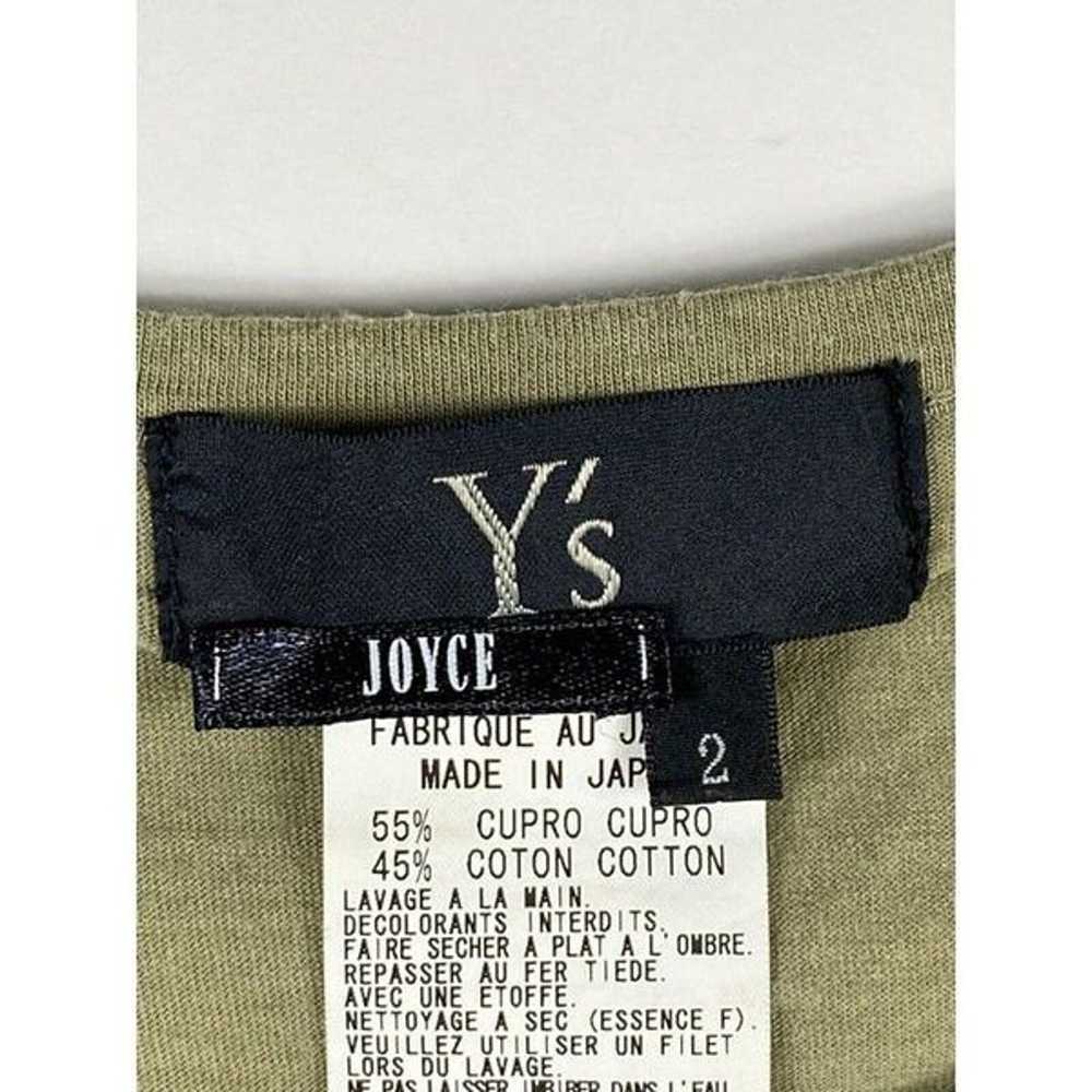 Y's Yohji Yamamoto Joyce Long Sleeve Tee Shirt Ol… - image 7