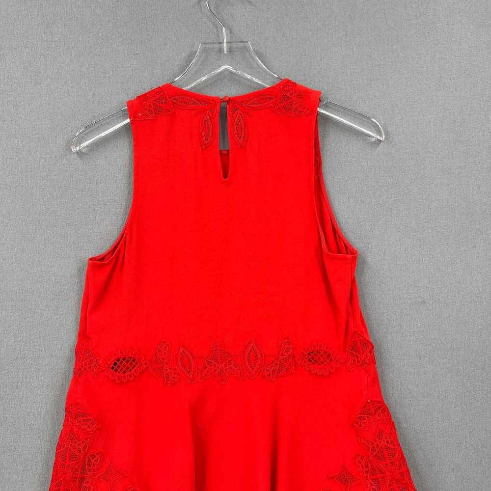 JONATHAN SIMKHAI Shirt Womens 2 Red Sleeveless La… - image 7