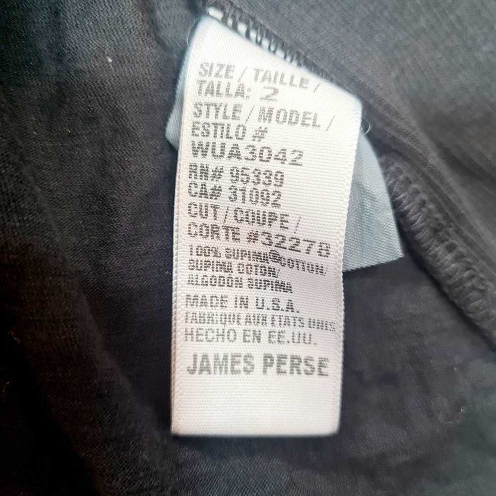 James Perse Contrast Panel Shirt in Black Size 2 - image 4