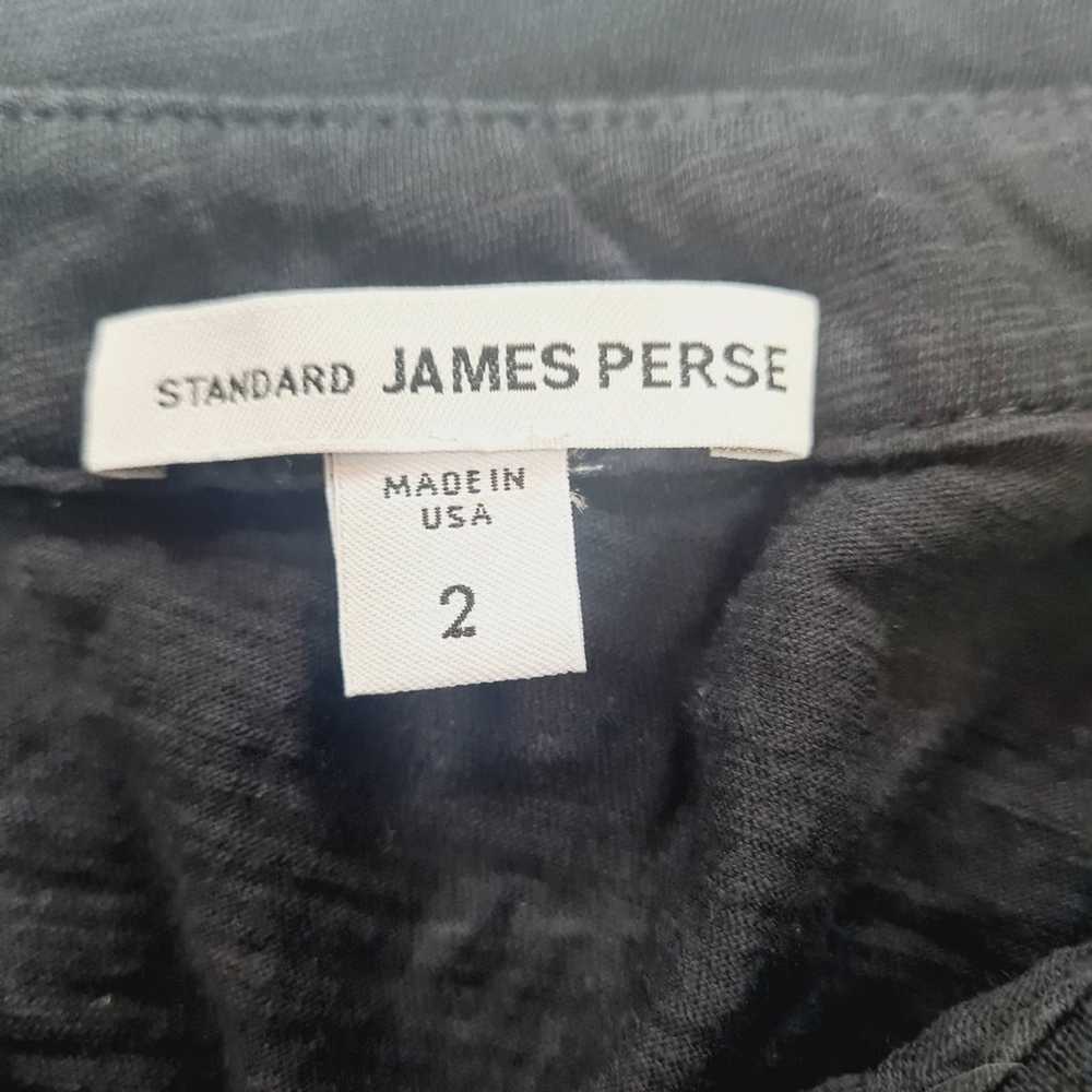 James Perse Contrast Panel Shirt in Black Size 2 - image 6