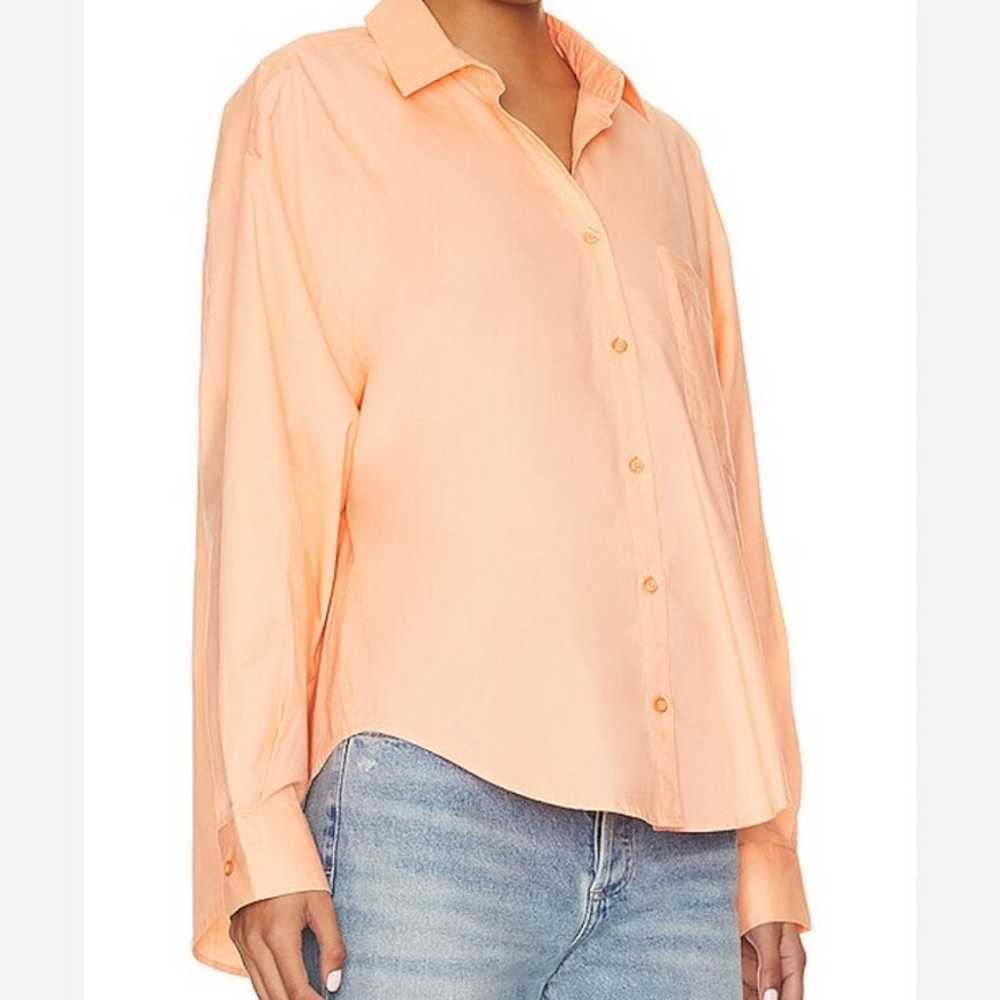 Pistola NEW Sloan high low stretch cotton shirt - image 1