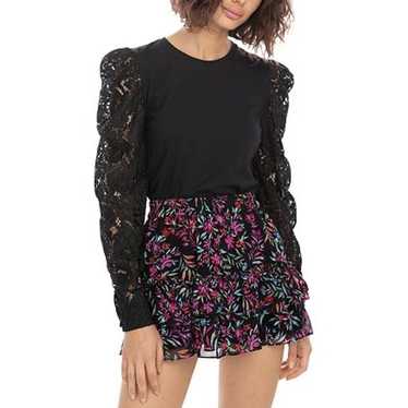 Generation Love Hedda Lace Puff Sleeve Blouse in B