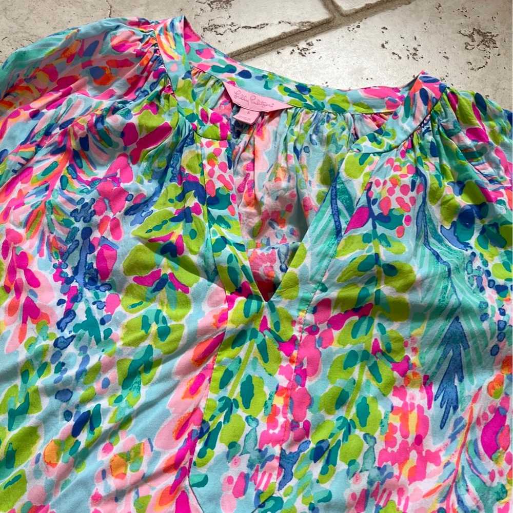 Lilly Pulitzer Catch the Wave Martinique Top - image 2