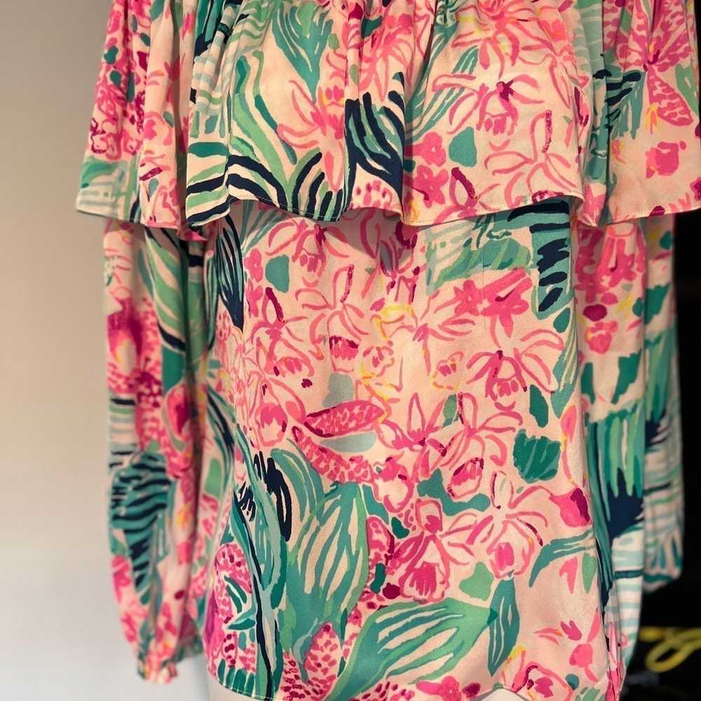Lilly Pulitzer  off the shoulder  floral  blouse … - image 5