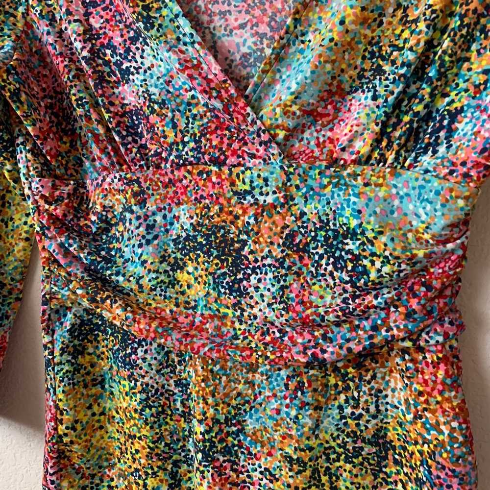 Bcbg rainbow dot blouse - image 8