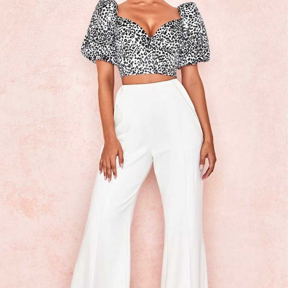 House of cb lou dalmatian cropped top - image 1