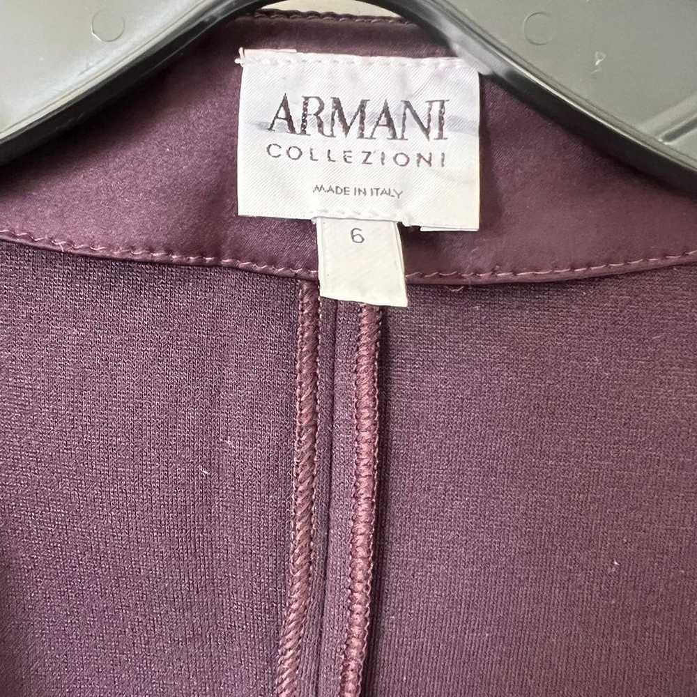 Armani Collezzioni Purple fromt Tie blazer - image 8