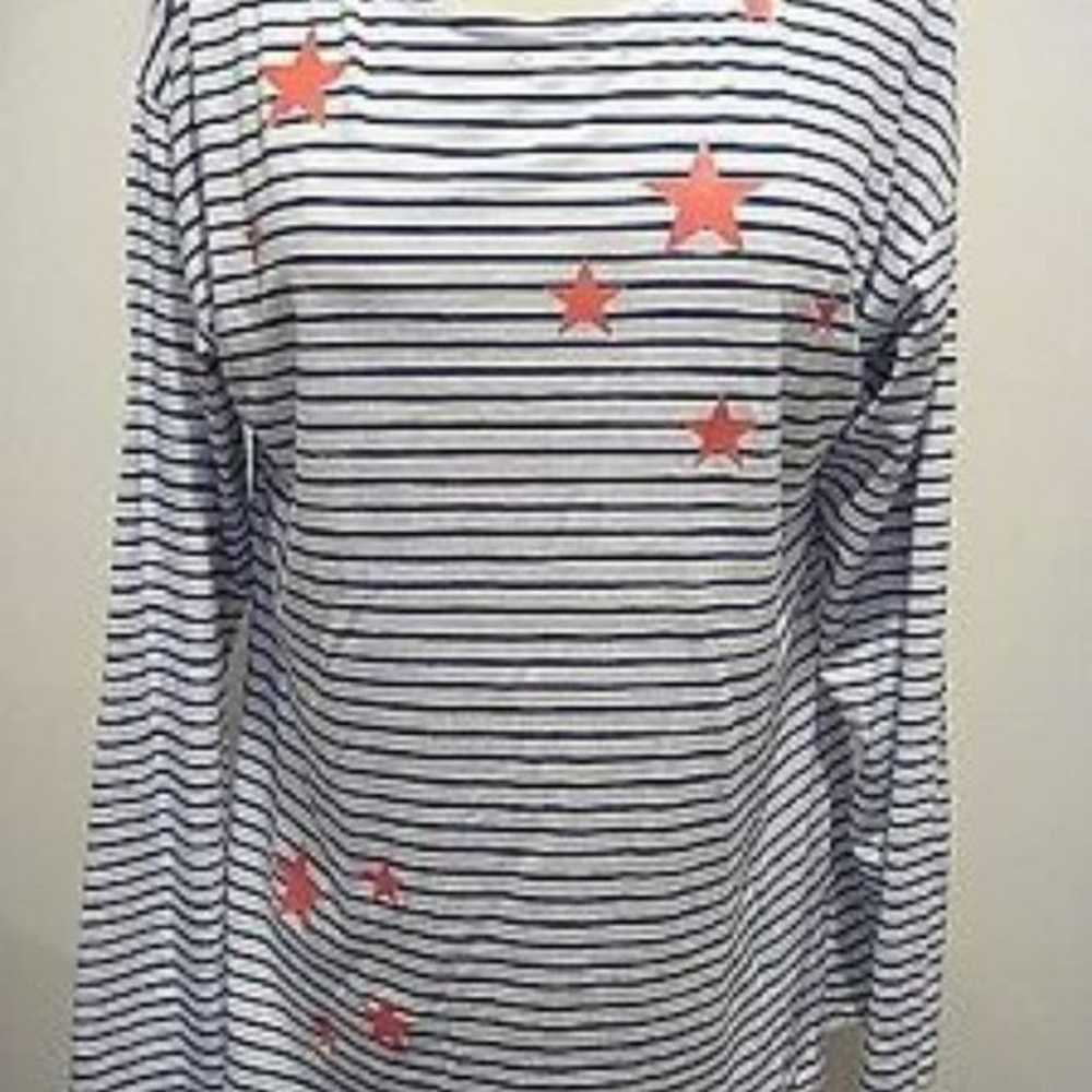chinti & parker striped star shirt small - image 1
