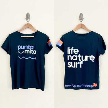 FREECITY Punta Mita Waters Navy Blue Short Sleeve 