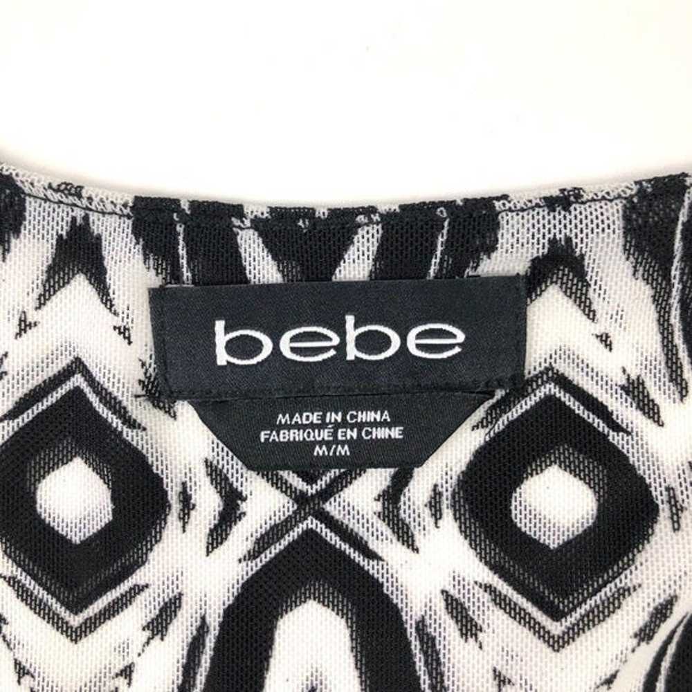 Bebe Print Cold Shoulder Shirt - image 6