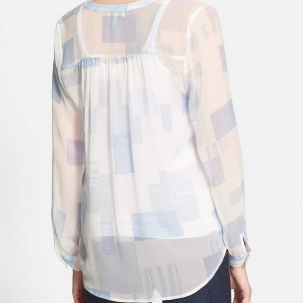 Joie Gudelia B' Color Block Silk Shirt - image 2