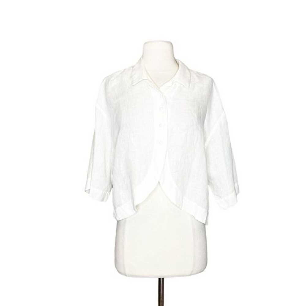 Vintage 90s Size 8 Nicole Miller Sport White Line… - image 1