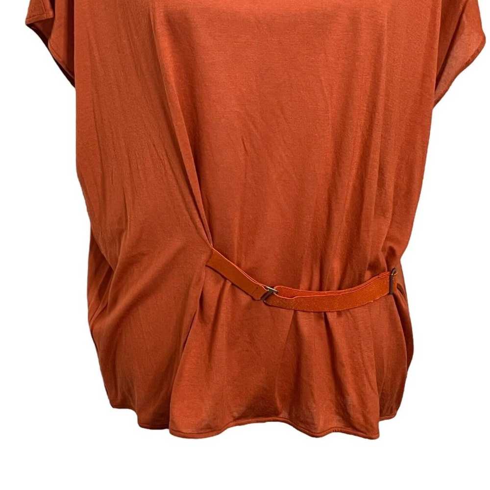 Maison Margiela Blouse Short Sleeves Top  Orange … - image 3