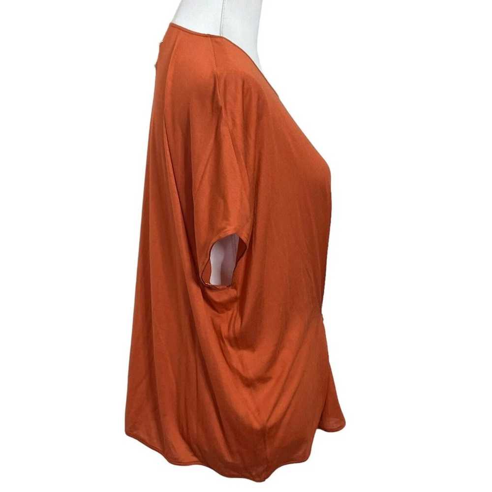 Maison Margiela Blouse Short Sleeves Top  Orange … - image 4
