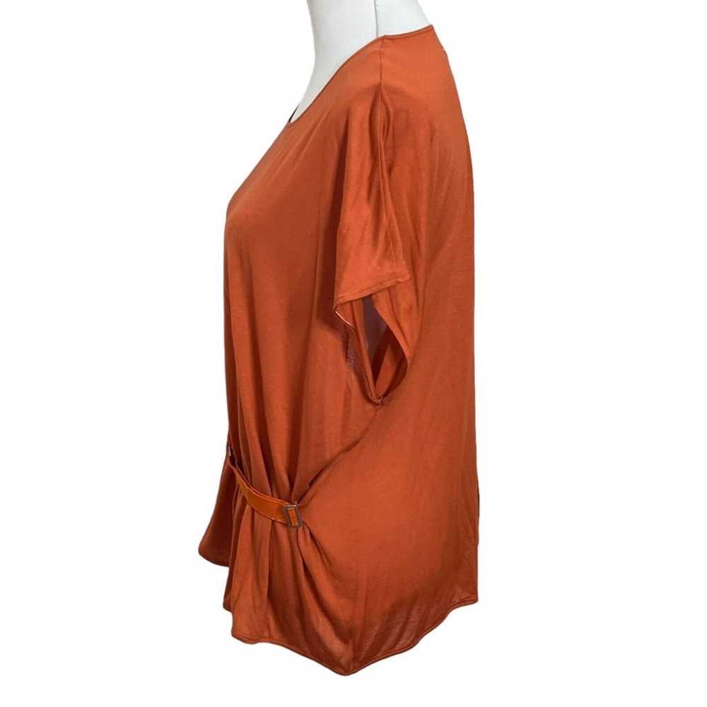 Maison Margiela Blouse Short Sleeves Top  Orange … - image 5
