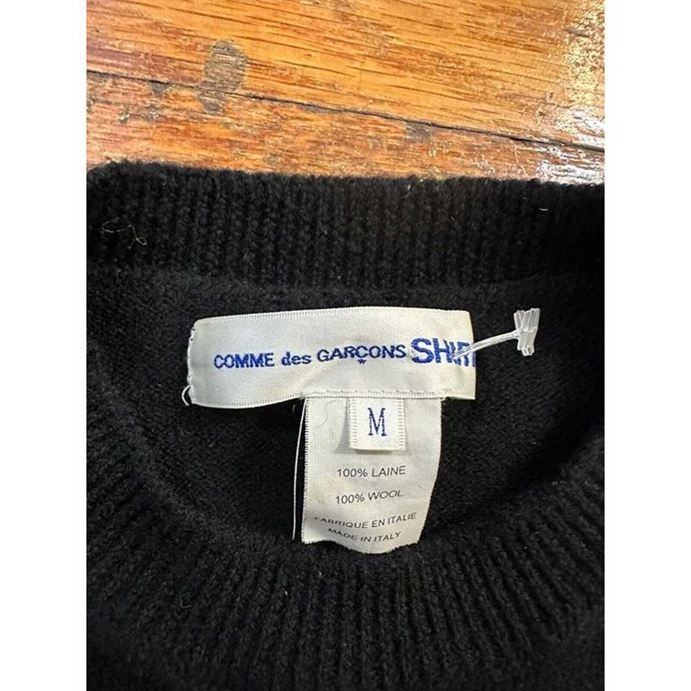 COMME des GARCONS wool shirt color black Size M - image 3