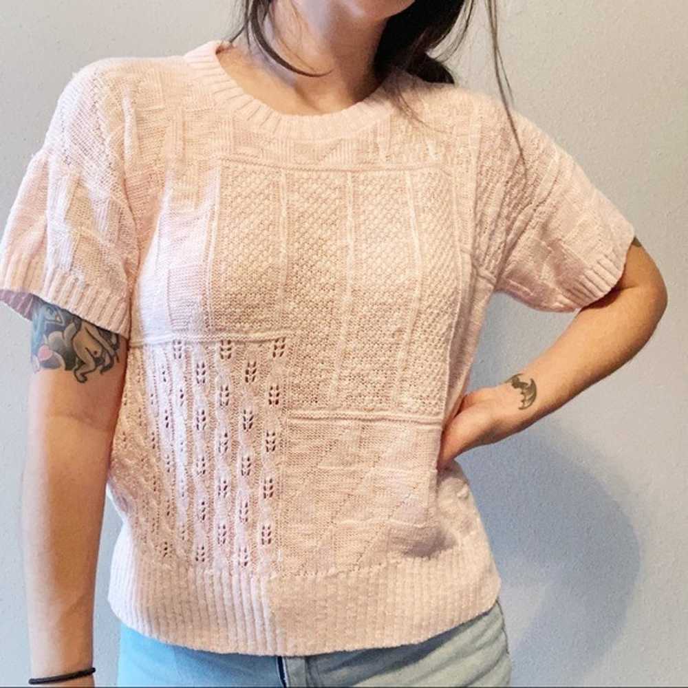 Vintage pink sweater top - image 6