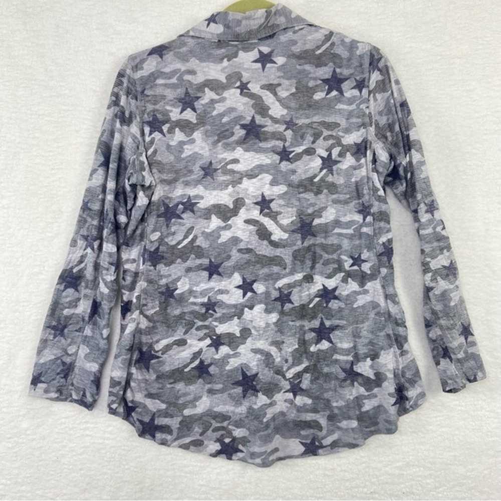 David Cline Shirt collar gray Camo camouflage sta… - image 2