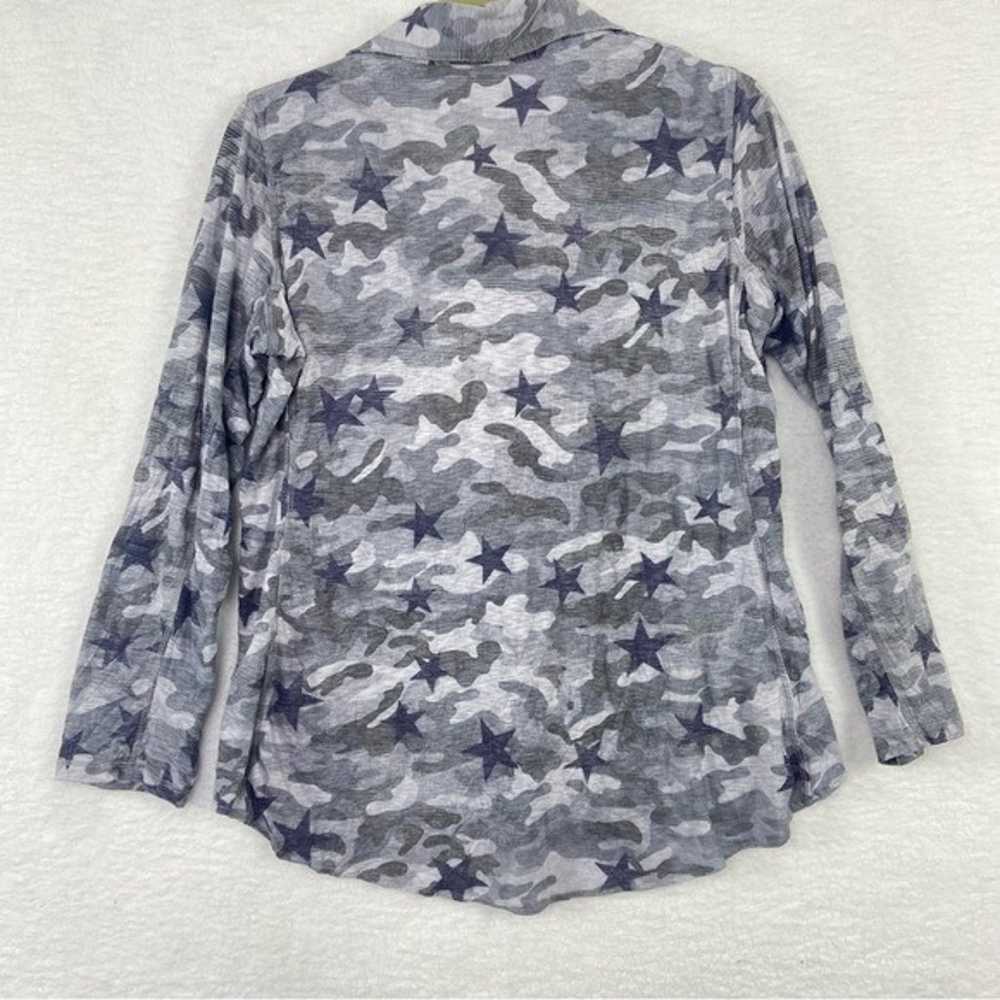 David Cline Shirt collar gray Camo camouflage sta… - image 3