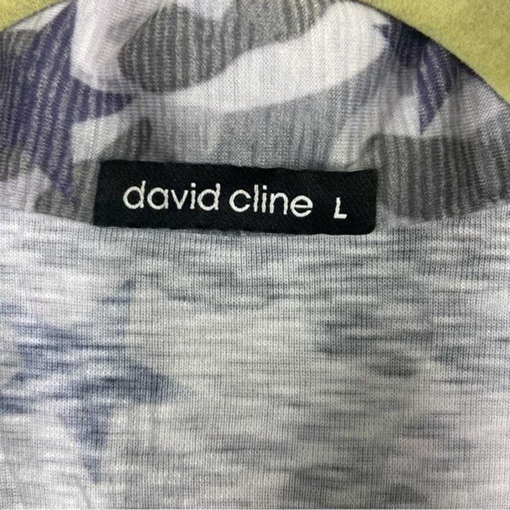 David Cline Shirt collar gray Camo camouflage sta… - image 9