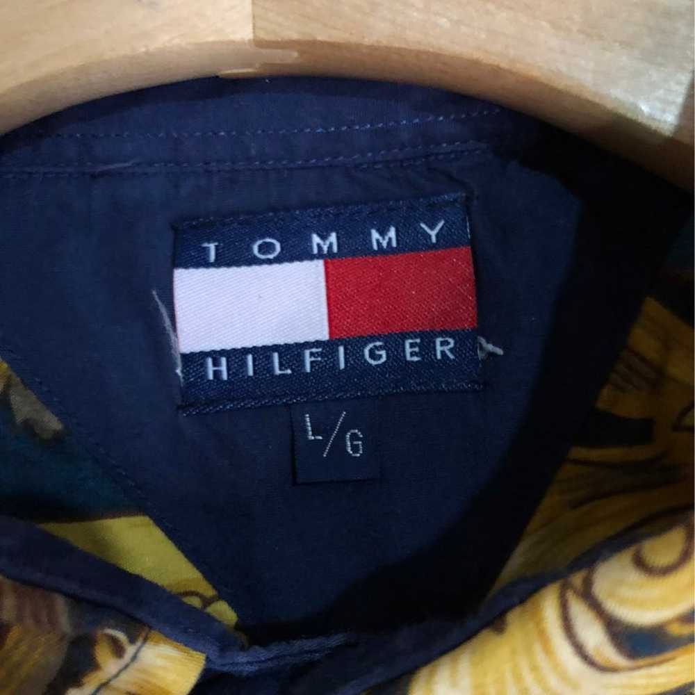VINTAGE RARE Tommy Hilfiger Button up Shirt Midie… - image 7