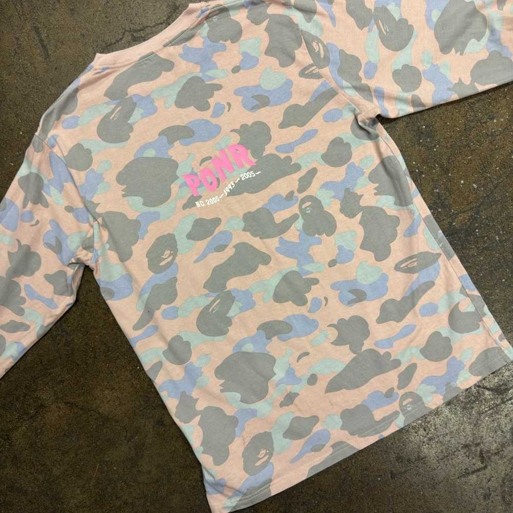 BAPE Camo Long Sleeve Shirt *Perfect Condition* - image 2