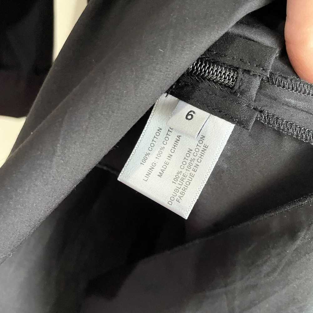 Proenza Schouler black blouse wrap tie waist size… - image 8