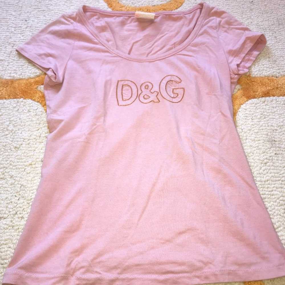 Pink Logo D&G Tee - image 3