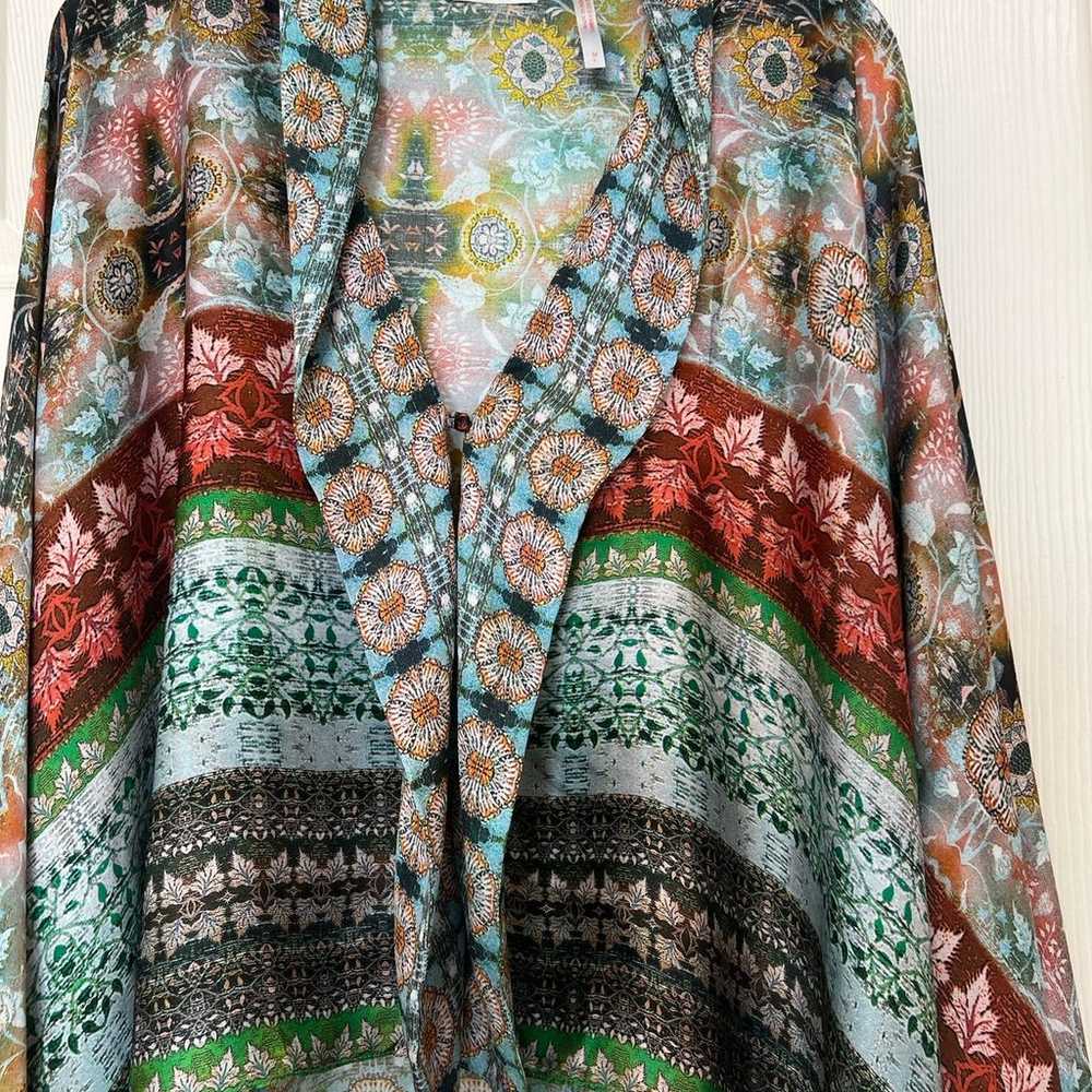 NWOT Bahia Kimono Cardigan ANTHROPOLOGIE LAYER SI… - image 5