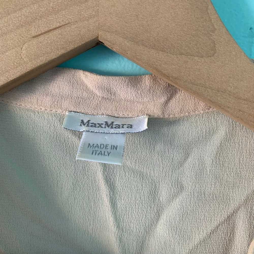 Max Mara Silk V-Neck Pullover Sleeveless Relaxed … - image 2