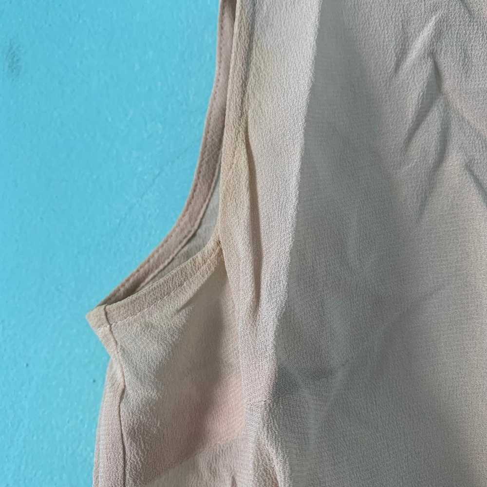 Max Mara Silk V-Neck Pullover Sleeveless Relaxed … - image 6