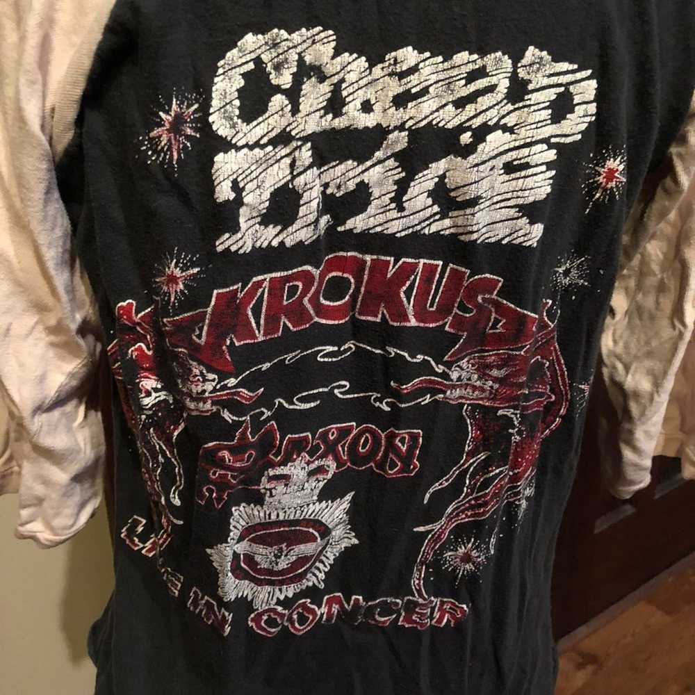 Vintage Cheap Trick Krokus Tour Shirt - image 5